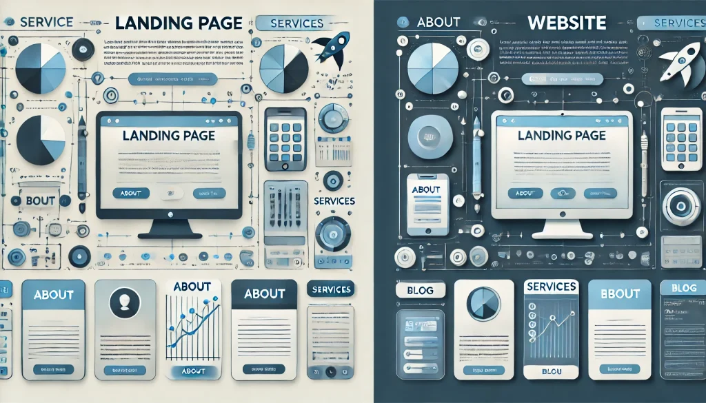 Landing Page vs Website
